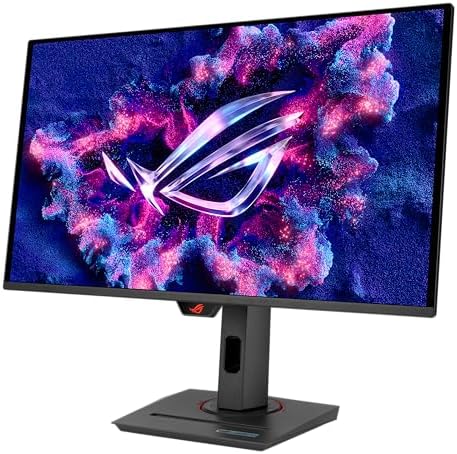 ASUS ROG Swift - Monitor OLED para juegos 4K de 32 pulgadas (PG32UCDM) - UHD (3840 x 2160), QD-OLED, 240Hz, 0.03ms, compatible con G-SYNC, disipador de calor personalizado, película de grafeno, 99% DCI-P3, True 10-bit, 90W USB-C