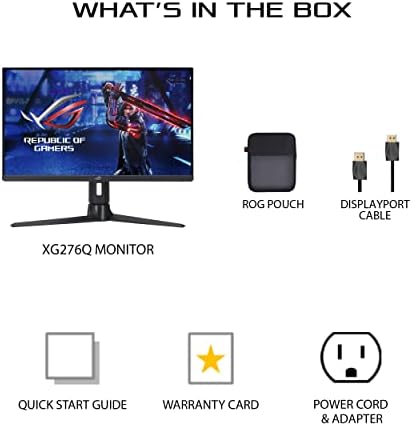 ASUS ROG Swift - Monitor OLED para juegos 4K de 32 pulgadas (PG32UCDM) - UHD (3840 x 2160), QD-OLED, 240Hz, 0.03ms, compatible con G-SYNC, disipador de calor personalizado, película de grafeno, 99% DCI-P3, True 10-bit, 90W USB-C