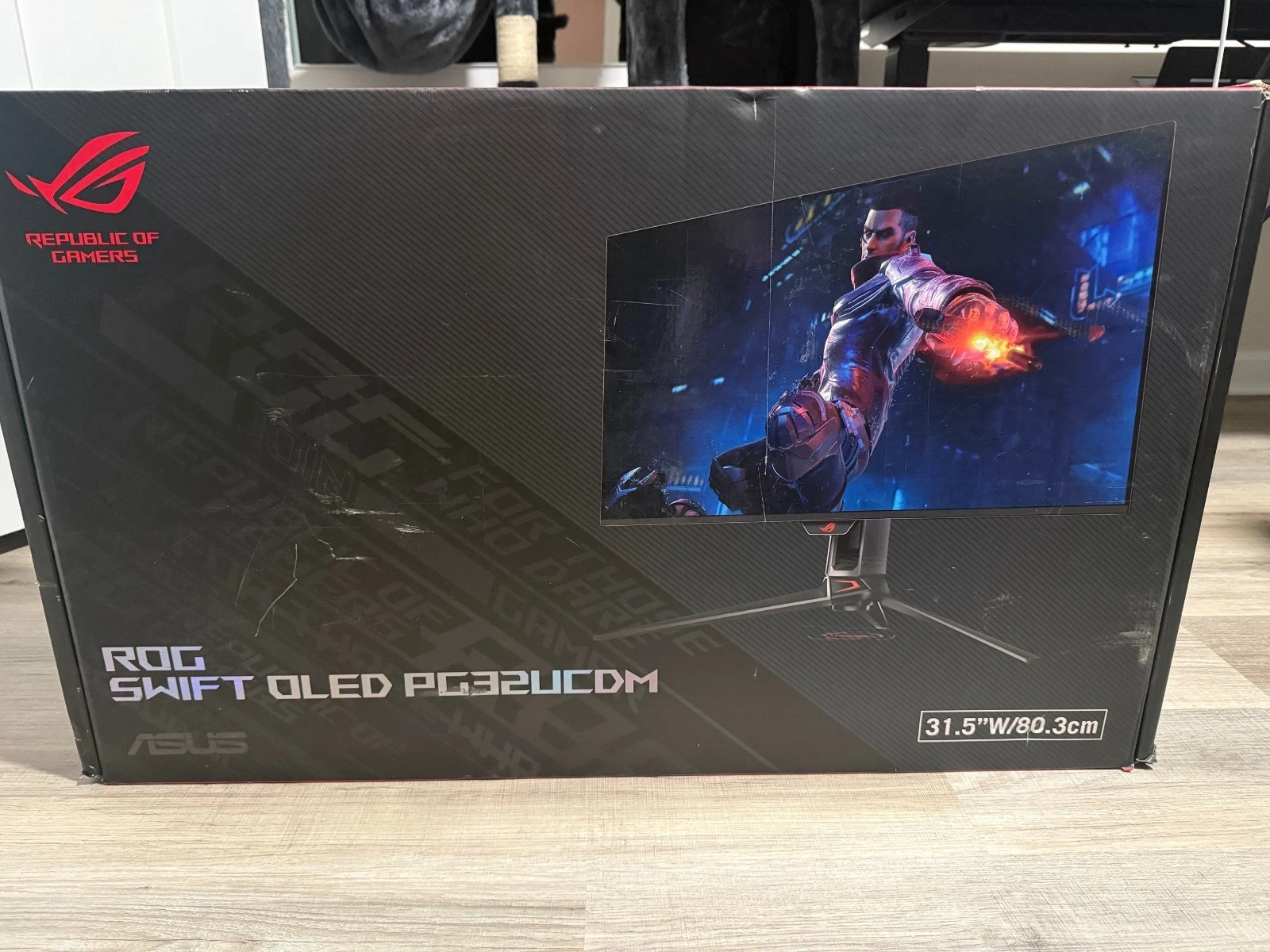 ASUS ROG Swift 32  4K OLED Gaming Monitor  PG32UCDM  3840 x 2160  QD OLED 240hz