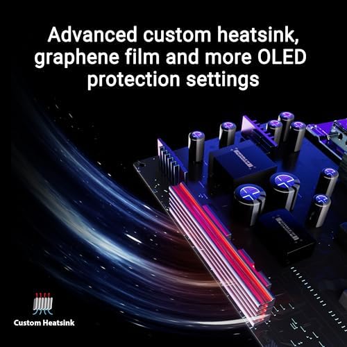 ASUS ROG Swift 32  4K OLED Gaming Monitor  PG32UCDM    UHD  3840 x 2160   QD OLED  240Hz  0 03ms  G SYNC Compatible  Custom Heatsink  Graphene Film  99  DCI P3  True 10 bit  90W USB C