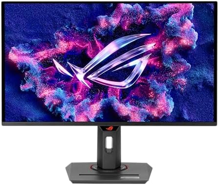 ASUS ROG Swift 32  4K OLED Gaming Monitor  PG32UCDM    UHD  3840 x 2160   QD OLED  240Hz  0 03ms  G SYNC Compatible  Custom Heatsink  Graphene Film  99  DCI P3  True 10 bit  90W USB C