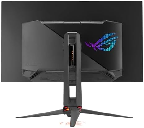 ASUS ROG Swift Monitor de juegos OLED 4K de 32" (PG32UCDMR) – 4K (3840 x 2160), QD-OLED, 240Hz, 0.03ms, compatible con G-SYNC, 99% DCI-P3, USB-C 90W, DisplayWidget, DisplayPort 2.1, garantía de 3 años