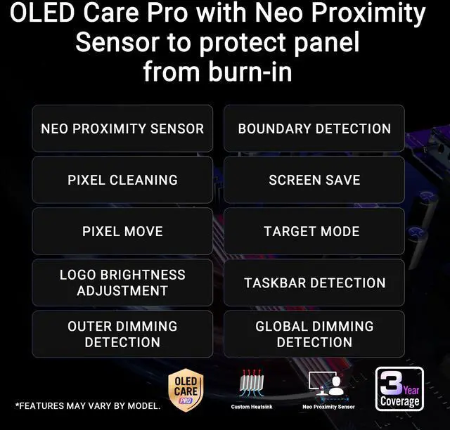 ASUS ROG Swift 32 inch UHD 4K 240Hz AMD FreeSync Premium Pro & G-Sync Compatible 0.03ms HDR500 USB-C GEN 3 OLED Gaming Computer Monitor with Height Adjustable, Swivel & Tilt Stand PG32UCDM3