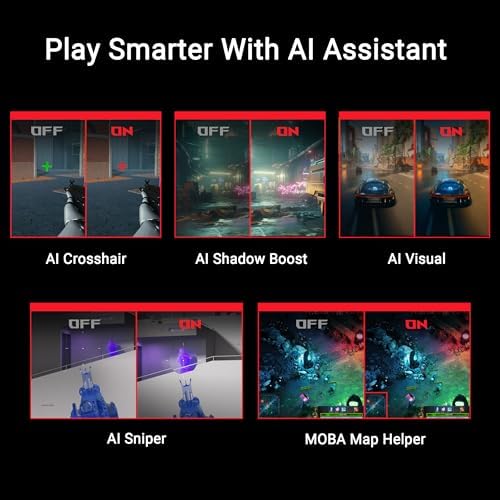 ASUS ROG Swift OLED 27  1440P Gaming Monitor  PG27AQDP    WOLED  QHD  480Hz  0 03ms  G SYNC Compatible  Custom Heatsink  AI Assistant  DisplayHDR400 True Black  99  DCI P3  True 10 bit  DisplayWidget