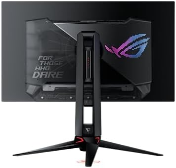 ASUS ROG Swift OLED 27  1440P Gaming Monitor  PG27AQDP    WOLED  QHD  480Hz  0 03ms  G SYNC Compatible  Custom Heatsink  AI Assistant  DisplayHDR400 True Black  99  DCI P3  True 10 bit  DisplayWidget