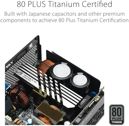 ASUS ROG Thor 1000W Platinum III PSU  80 Plus Platinum Certified  ATX 3 1  GaN MOSFET  GPU First Intelligent Voltage Stabilizer  Magnetic OLED Display  Turbo Mode  10 Year Warranty