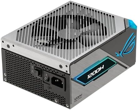 ASUS ROG Thor 1200W Platinum III PSU  80 Plus Platinum Certified  ATX 3 1  GaN MOSFET  GPU First Intelligent Voltage Stabilizer  Magnetic OLED Display  Turbo Mode  10 Year Warranty 