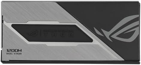 ASUS ROG Thor 1200W Platinum III PSU  80 Plus Platinum Certified  ATX 3 1  GaN MOSFET  GPU First Intelligent Voltage Stabilizer  Magnetic OLED Display  Turbo Mode  10 Year Warranty