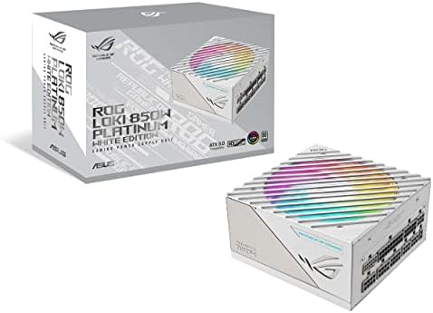 ASUS Fuente de alimentación ROG Thor Titanium III de 1600 W (certificado 80 Plus Titanium, ATX 3.1, MOSFET GaN, estabilizador de voltaje inteligente, pantalla OLED magnética, modo Turbo, garantía de