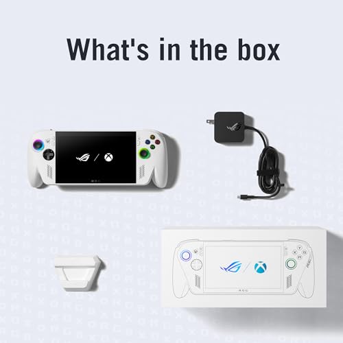 ASUS ROG Xbox Ally   7  1080p 120Hz Touchscreen Gaming Handheld  3 month Xbox Game Pass Premium included  AMD Ryzen Z2 A  16GB RAM  512GB SSD  White