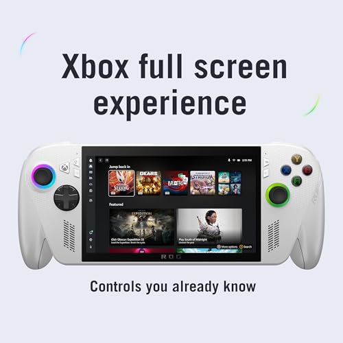 ASUS ROG Xbox Ally   7  1080p 120Hz Touchscreen Gaming Handheld  3 month Xbox Game Pass Premium included  AMD Ryzen Z2 A  16GB RAM  512GB SSD  White