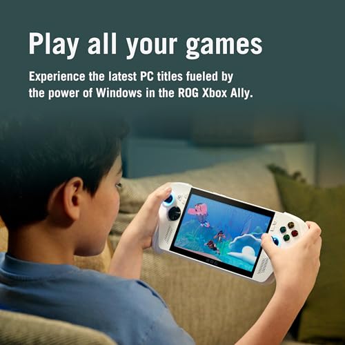 ASUS ROG Xbox Ally   7  1080p 120Hz Touchscreen Gaming Handheld  3 month Xbox Game Pass Premium included  AMD Ryzen Z2 A  16GB RAM  512GB SSD  White
