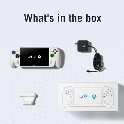 ASUS ROG Xbox Ally   7  1080p 120Hz Touchscreen Gaming Handheld  3 month Xbox Game Pass Premium included  AMD Ryzen Z2 A  16GB RAM  512GB SSD  White