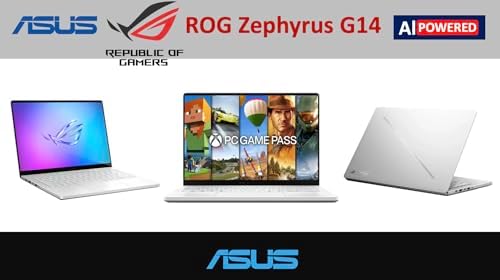 ASUS ROG Zephyrus AI Gaming Laptop 14 0 120Hz OLED 2 8K Display  AMD Ryzen AI 9 HX 370  GeForce RTX 5070 Ti 12GB  32GB LPDDR5X  4TB PCIe SSD  RGB KB  Win 11 Pro  with Dockztorm Hub