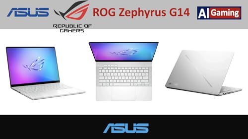 ASUS ROG Zephyrus G14 AI Gaming Laptop 14 0 ROG Nebula OLED 2 8K 500nits Display  AMD Ryzen 9 270  GeForce RTX 5060 8GB  16GB LPDDR5X  1TB SSD  RGB KYB  WiFi 7  Win 11 Pro  w/DKZ USB Port Expander