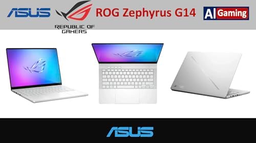 ASUS ROG Zephyrus G14 AI Gaming Laptop 14 0 ROG Nebula OLED 2 8K 500nits Display  AMD Ryzen 9 270  GeForce RTX 5060 8GB  16GB LPDDR5X  1TB SSD  RGB KYB  WiFi 7  Win 11 Home  w/DKZ USB Port Expander