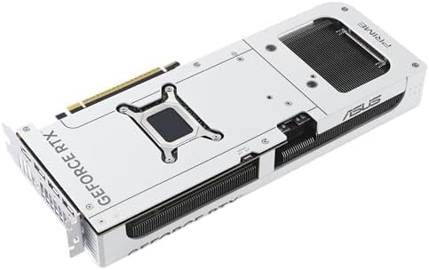 ASUS SFF Ready Prime NVIDIA GeForce RTX 5070 White OC Edition Graphics Card  PCIe 5 0  12GB GDDR7  HDMI/DP 2 1  2 5 Slot  Axial tech Fans  Dual BIOS   3 Year Warranty