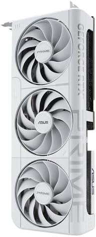 ASUS SFF Ready Prime NVIDIA GeForce RTX 5070 White OC Edition Graphics Card  PCIe 5 0  12GB GDDR7  HDMI/DP 2 1  2 5 Slot  Axial tech Fans  Dual BIOS   3 Year Warranty