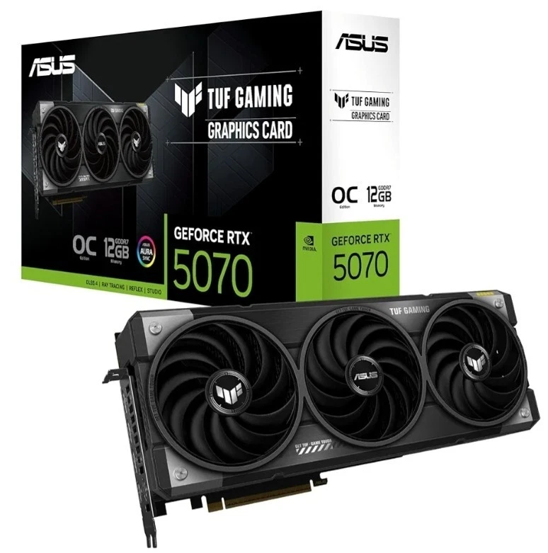 ASUS TUFF GeForce RTX 5070 TUF Gaming OC Edition 12GB NVIDIA GDDR7