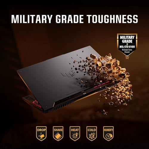 ASUS TUF A15 Gaming Laptop  15 6  Full HD 144Hz Display  GeForce RTX 3050  AMD Ryzen 7 7435HS  8GB DDR5 RAM  512GB PCIe SSD  Wi Fi 6  Windows 11