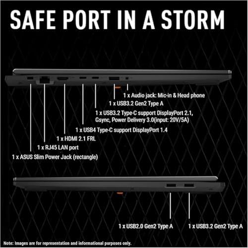 ASUS TUF A18 Gaming Laptop   AMD Ryzen 7 260 Beat i9 13905H   NVIDIA RTX 5060 32GB RAM  2TB SSD  18 WUXGA Display   RGB Backlit Keyboard  Windows 11  FHD Camera  Gamer Creative Videao Editing