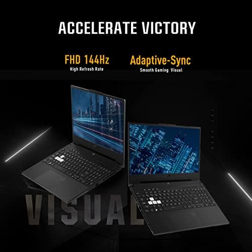 ASUS TUF Dash 15  2022  Gaming Laptop  15 6 144Hz FHD Display  Intel Core i7 12650H  GeForce RTX 3060  16GB DDR5  512GB SSD  Thunderbolt 4  Windows 11 Home  Off Black  FX517ZM AS73