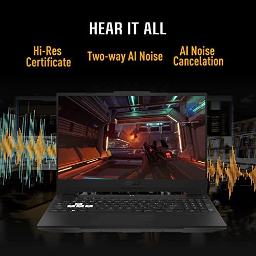 ASUS TUF Dash 15  2022  Gaming Laptop  15 6 144Hz FHD Display  Intel Core i7 12650H  GeForce RTX 3060  16GB DDR5  512GB SSD  Thunderbolt 4  Windows 11 Home  Off Black  FX517ZM AS73