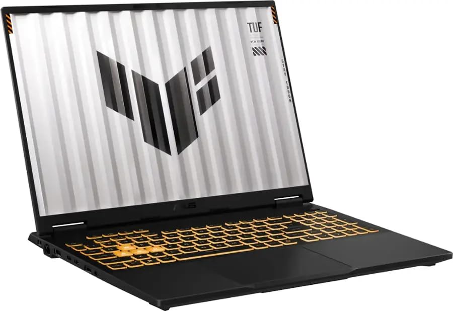 ASUS TUF F16 16 FHD  165Hz Gaming Laptop  14th Gen Intel 16 Core i7 14650HX >i9 13900HX   NVIDIA GeForce RTX 5060 8GB GDDR7  RGB Backlit KB  Facial Recognition  W/128PSD  Win11 Home 32GB 1TB SSD
