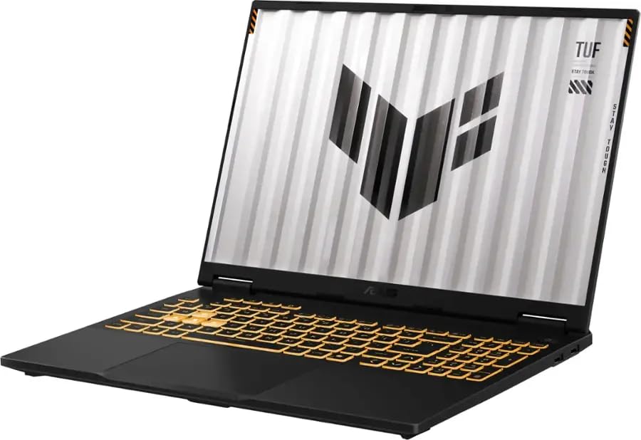 ASUS TUF F16 16 FHD  165Hz Gaming Laptop  14th Gen Intel 16 Core i7 14650HX >i9 13900HX   NVIDIA GeForce RTX 5060 8GB GDDR7  RGB Backlit KB  Facial Recognition  W/128PSD  Win11 Home 32GB 1TB SSD