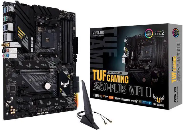 ASUS TUF GAMING B550 PLUS WIFI II AM4 AMD B550 ATX AMD Motherboard