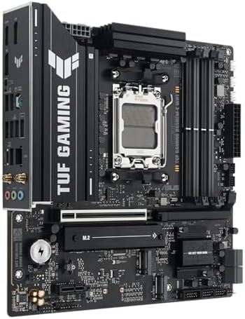 ASUS TUF GAMING B650 PLUS WIFI AMD B650 AM5 Ryzen  Desktop 9000 8000 and 7000 ATX motherboard  14 power stages  PCIe  5 0 M 2   DDR5 memory  WiFi 6 and 2 5 Gb Ethernet  USB4  support Aura Sync
