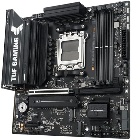 ASUS TUF GAMING B650 PLUS WIFI AMD B650 AM5 Ryzen  Desktop 9000 8000 and 7000 ATX motherboard  14 power stages  PCIe  5 0 M 2   DDR5 memory  WiFi 6 and 2 5 Gb Ethernet  USB4  support Aura Sync