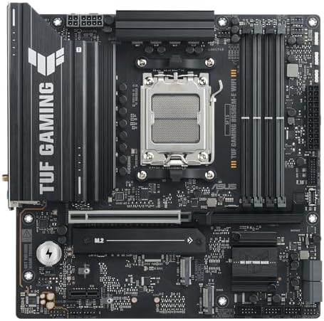 ASUS TUF GAMING B650 PLUS WIFI AMD B650 AM5 Ryzen  Desktop 9000 8000 and 7000 ATX motherboard  14 power stages  PCIe  5 0 M 2   DDR5 memory  WiFi 6 and 2 5 Gb Ethernet  USB4  support Aura Sync