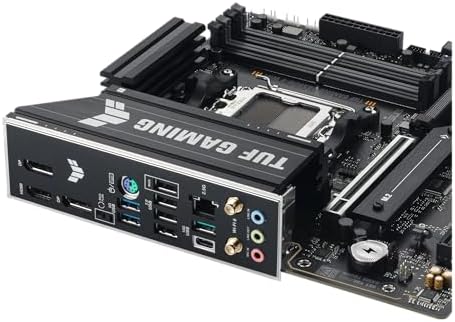 ASUS TUF GAMING B650 PLUS WIFI AMD B650 AM5 Ryzen  Desktop 9000 8000 and 7000 ATX motherboard  14 power stages  PCIe  5 0 M 2   DDR5 memory  WiFi 6 and 2 5 Gb Ethernet  USB4  support Aura Sync