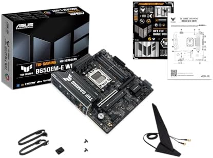 ASUS TUF GAMING B650 PLUS WIFI AMD B650 AM5 Ryzen  Desktop 9000 8000 and 7000 ATX motherboard  14 power stages  PCIe  5 0 M 2   DDR5 memory  WiFi 6 and 2 5 Gb Ethernet  USB4  support Aura Sync