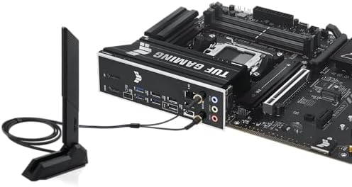 ASUS TUF GAMING B650 PLUS WIFI AMD B650 AM5 Ryzen  Desktop 9000 8000 and 7000 ATX motherboard  14 power stages  PCIe  5 0 M 2   DDR5 memory  WiFi 6 and 2 5 Gb Ethernet  USB4  support Aura Sync