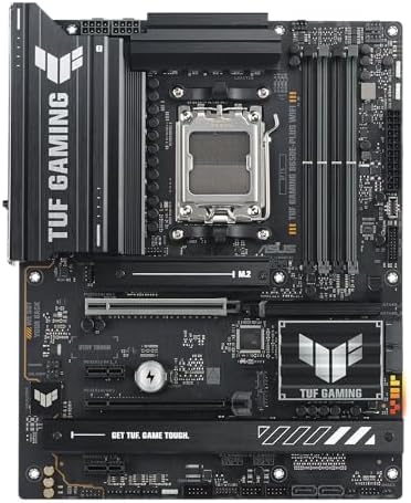 ASUS TUF GAMING B650 PLUS WIFI AMD B650 AM5 Ryzen  Desktop 9000 8000 and 7000 ATX motherboard  14 power stages  PCIe  5 0 M 2   DDR5 memory  WiFi 6 and 2 5 Gb Ethernet  USB4  support Aura Sync