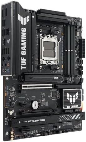 ASUS TUF GAMING B650 PLUS WIFI AMD B650 AM5 Ryzen  Desktop 9000 8000 and 7000 ATX motherboard  14 power stages  PCIe  5 0 M 2   DDR5 memory  WiFi 6 and 2 5 Gb Ethernet  USB4  support Aura Sync