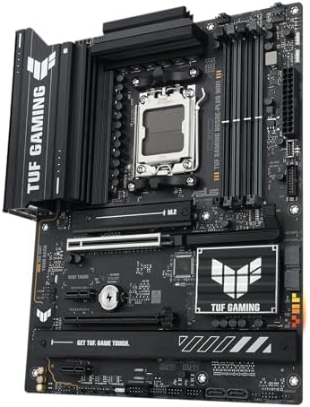 ASUS TUF GAMING B650 PLUS WIFI AMD B650 AM5 Ryzen  Desktop 9000 8000 and 7000 ATX motherboard  14 power stages  PCIe  5 0 M 2   DDR5 memory  WiFi 6 and 2 5 Gb Ethernet  USB4  support Aura Sync