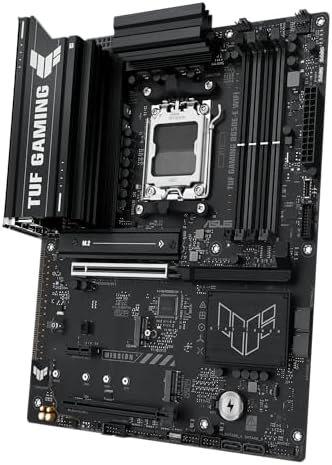 ASUS TUF GAMING B650 PLUS WIFI AMD B650 AM5 Ryzen  Desktop 9000 8000 and 7000 ATX motherboard  14 power stages  PCIe  5 0 M 2   DDR5 memory  WiFi 6 and 2 5 Gb Ethernet  USB4  support Aura Sync