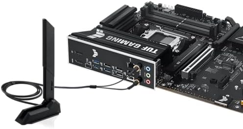 ASUS TUF GAMING B650 PLUS WIFI AMD B650 AM5 Ryzen  Desktop 9000 8000 and 7000 ATX motherboard  14 power stages  PCIe  5 0 M 2   DDR5 memory  WiFi 6 and 2 5 Gb Ethernet  USB4  support Aura Sync