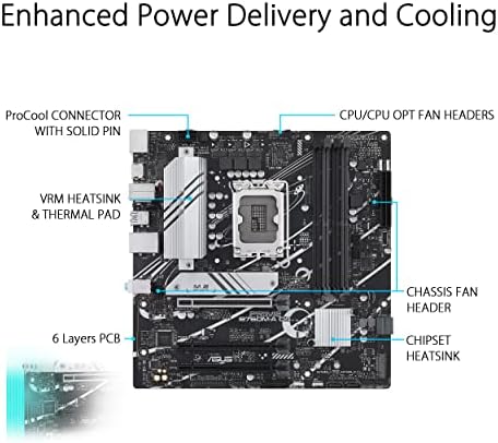 ASUS TUF GAMING B760 PLUS WIFI Intel B760 LGA 1700 ATX motherboard  Ready for 14th  13th & 12th Gen Intel  Core CPU  12 1 1 Stages  PCIe 5 0  3x M 2  DDR5  2 5G  USB 3 2 Type C   Thunderbolt 4   USB4 
