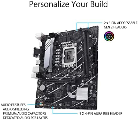 ASUS TUF GAMING B760 PLUS WIFI Intel B760 LGA 1700 ATX motherboard  Ready for 14th  13th & 12th Gen Intel  Core CPU  12 1 1 Stages  PCIe 5 0  3x M 2  DDR5  2 5G  USB 3 2 Type C   Thunderbolt 4   USB4 