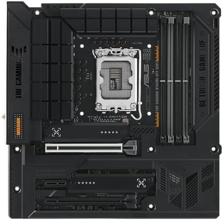 ASUS TUF GAMING B760 PLUS WIFI Intel B760 LGA 1700 ATX motherboard  Ready for 14th  13th & 12th Gen Intel  Core CPU  12 1 1 Stages  PCIe 5 0  3x M 2  DDR5  2 5G  USB 3 2 Type C   Thunderbolt 4   USB4 