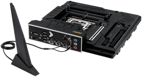 ASUS TUF GAMING B760 PLUS WIFI Intel B760 LGA 1700 ATX motherboard  Ready for 14th  13th & 12th Gen Intel  Core CPU  12 1 1 Stages  PCIe 5 0  3x M 2  DDR5  2 5G  USB 3 2 Type C   Thunderbolt 4   USB4 