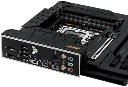 ASUS TUF GAMING B760 PLUS WIFI Intel B760 LGA 1700 ATX motherboard  Ready for 14th  13th & 12th Gen Intel  Core CPU  12 1 1 Stages  PCIe 5 0  3x M 2  DDR5  2 5G  USB 3 2 Type C   Thunderbolt 4   USB4 