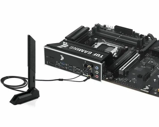 ASUS TUF GAMING B850 E WIFI equipped with outstanding features  8 layer PCB  8 2 1 80A stages  DDR5  PCIe 5 0 x16  three M 2  Wi Fi 6E  2 5Gb  USB Type C