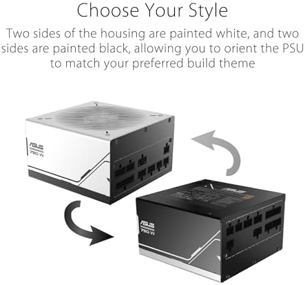 ASUS TUF Gaming 1200W Gold  1200 Watt  ATX 3 0 Compatible Fully Modular Power Supply  80  Gold Certified  Military Grade Components  Dual Ball Bearing  Axial tech Fan  PCB Coating  10 Year Warranty 