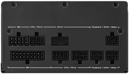 ASUS TUF Gaming 1200W Gold  1200 Watt  ATX 3 0 Compatible Fully Modular Power Supply  80  Gold Certified  Military Grade Components  Dual Ball Bearing  Axial tech Fan  PCB Coating  10 Year Warranty 