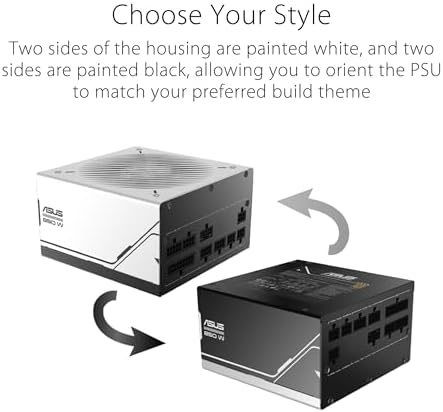 ASUS TUF Gaming 1200W Gold  1200 Watt  ATX 3 0 Compatible Fully Modular Power Supply  80  Gold Certified  Military Grade Components  Dual Ball Bearing  Axial tech Fan  PCB Coating  10 Year Warranty 